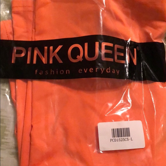 Orange Body Con Dress - Picture 4 of 4